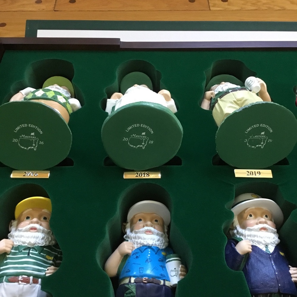 NEW Masters Limited Edition 10-Piece Gnome Set Berckmans Place Augusta - Picture 11 of 16